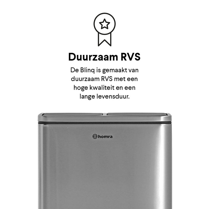 Homra Blinq Duo Pedaalemmer 30 liter (2x15 liter)