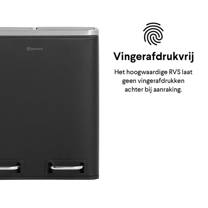 Homra Blinq Duo Pedaalemmer 30 liter (2x15 liter)