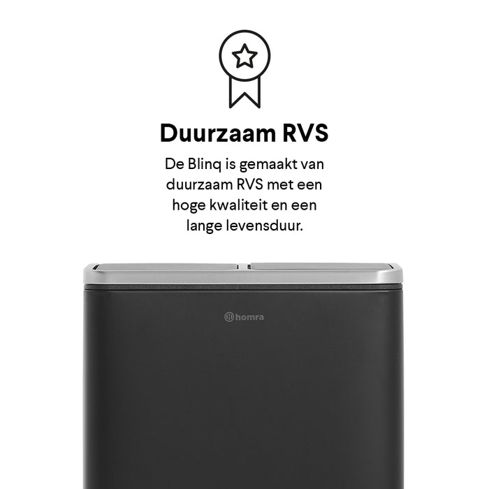 Homra Blinq Duo Pedaalemmer 30 liter (2x15 liter)