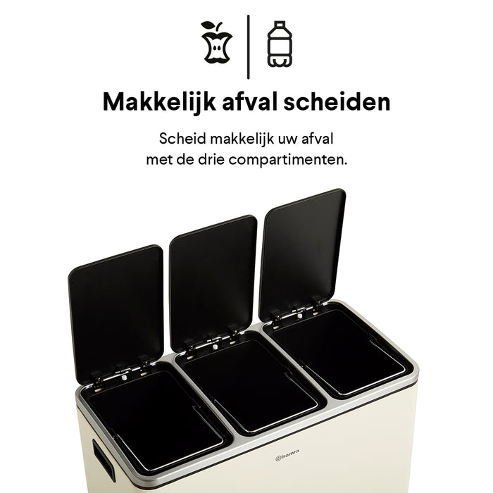 Homra Sparq Trio Pedaalemmer 54 liter (3x18 liter)