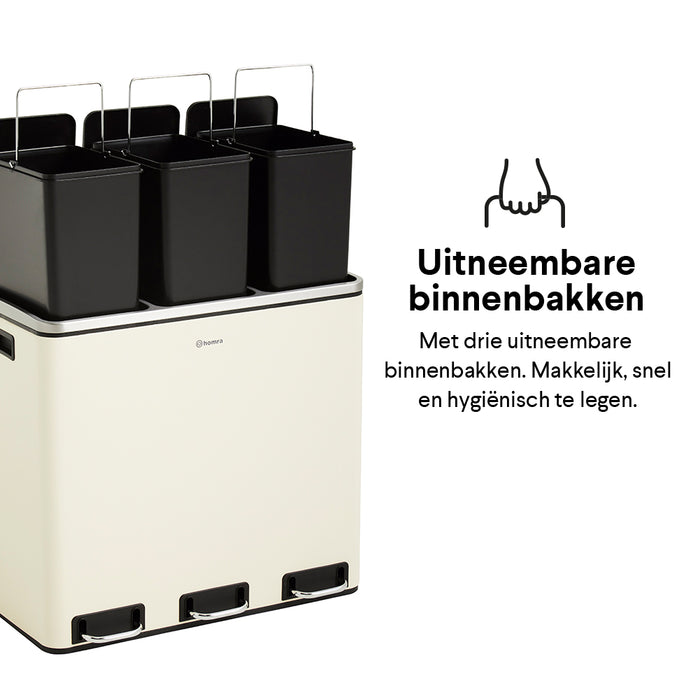 Homra Sparq Trio Pedaalemmer 54 liter (3x18 liter)