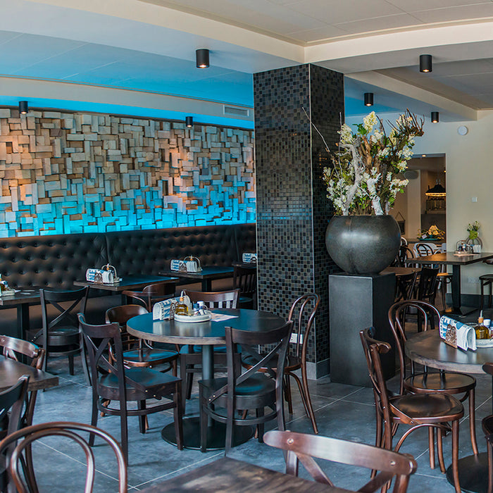 QAZQA Moderne opbouwspot zwart GU10 50mm - Tubo