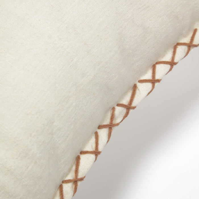 Kave Home Asiatu Kussenhoes 45 x 45 cm - Wit