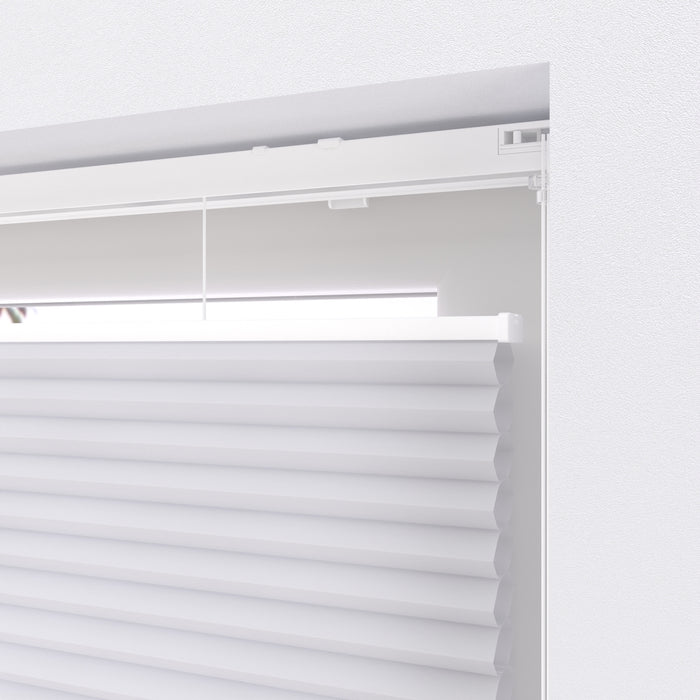 Plisségordijn Honingraat Easy Lichtdoorlatend 25 mm White 150 x 175
