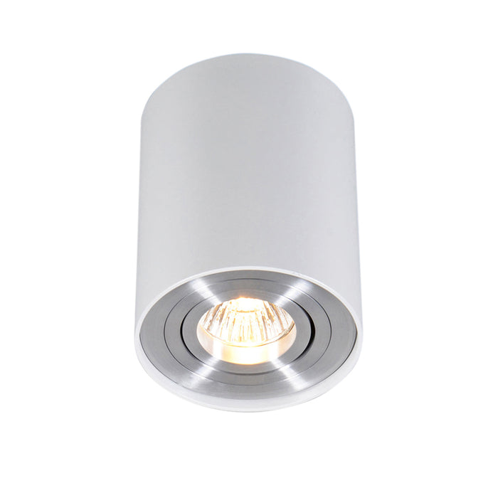 QAZQA Set van 4 spots wit draai- en kantelbaar - Rondoo up