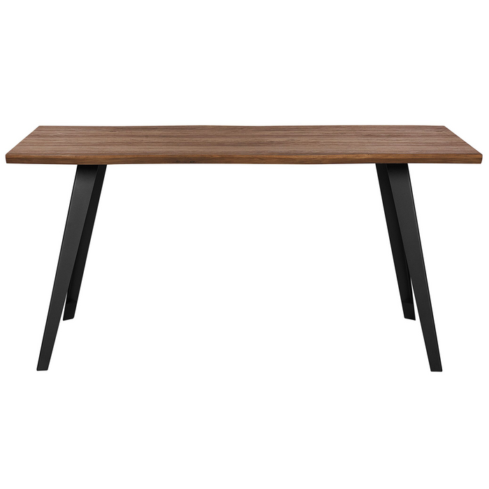 Beliani - WITNEY - Eettafel - Donkere houtkleur - 90 x 160 cm - MDF