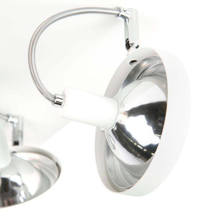 QAZQA Design spot wit 4-lichts verstelbaar - Nox