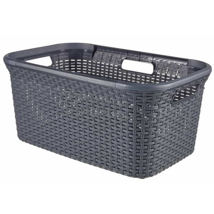 Curver Wasmanden Style 2 st 45 L antraciet