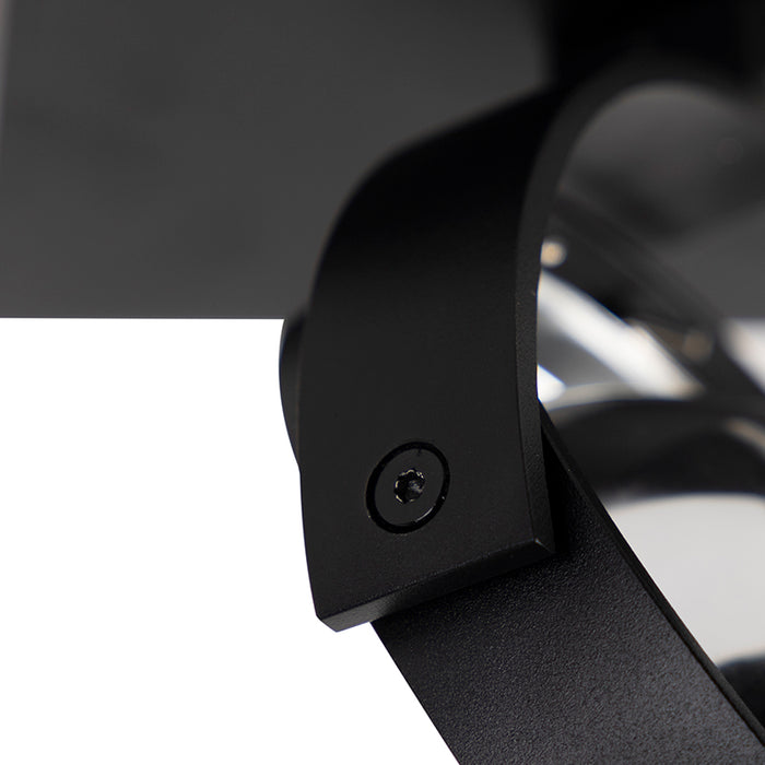 QAZQA Design spot zwart verstelbaar 1-lichts incl. 1 x G9 - Go