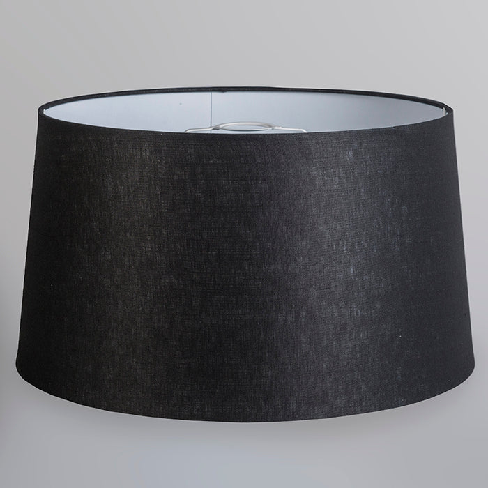 QAZQA Moderne hanglamp brons met kap 45 cm zwart - Combi 1