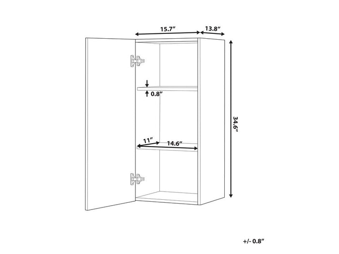 Beliani - BILBAO - Badkamermeubel - Grijs - MDF