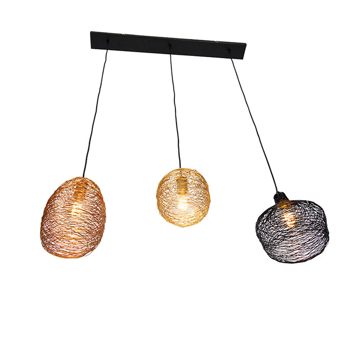 QAZQA Hanglamp sarella - Multicolor - Design - L 100cm