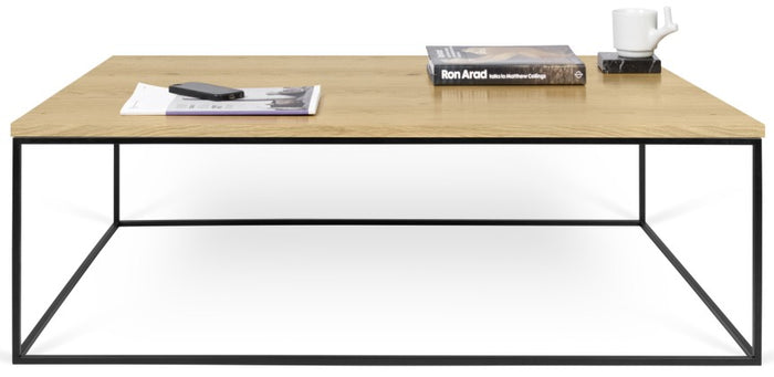 TemaHome Gleam Salontafel 120x75x40 - Eiken - Zwart Metaal