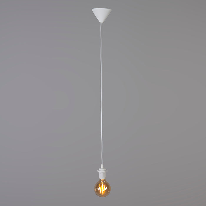 QAZQA Retro hanglamp roze 45 cm - Granny