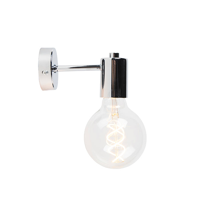 QAZQA Moderne wandlamp chroom kantelbaar - Facil