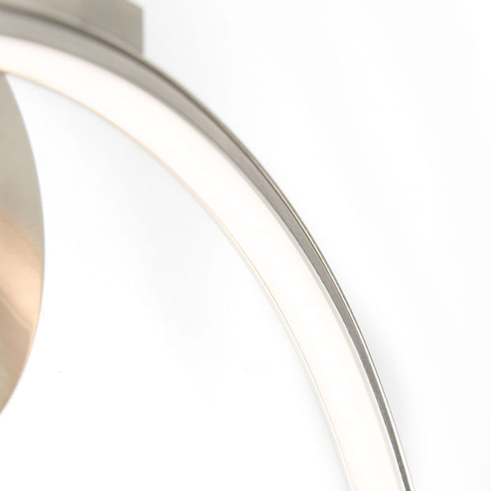 QAZQA Moderne wandlamp staal incl. LED met touch dimmer - Arch