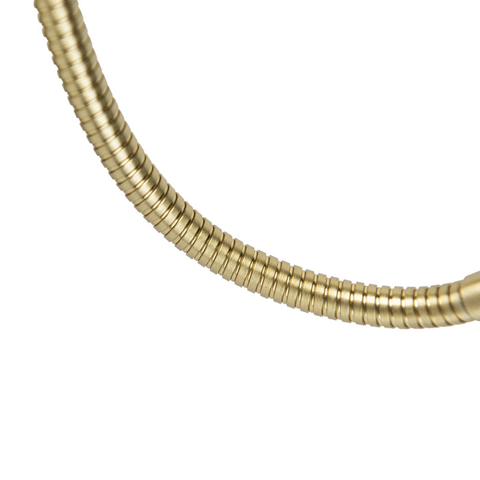 QAZQA Moderne wandlamp messing met flexarm - Brescia Combi