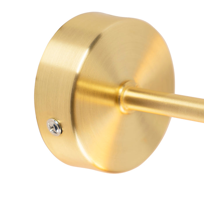 QAZQA Art deco wandlamp goud kantelbaar - Facil