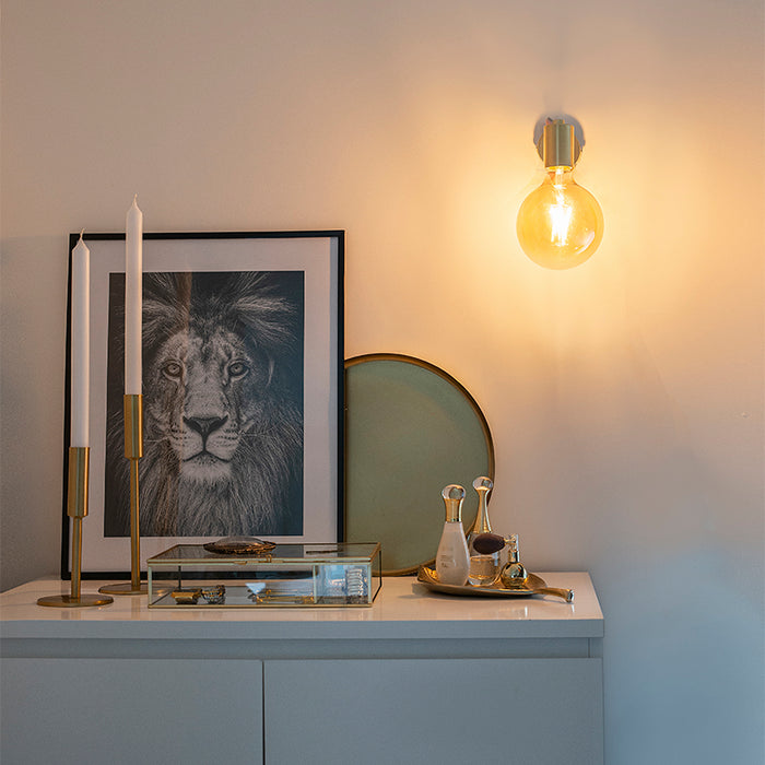 QAZQA Art deco wandlamp goud kantelbaar - Facil