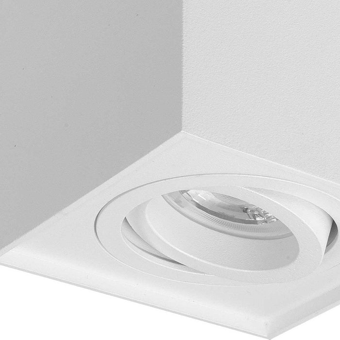 HighLight plafondlamp Maxi Rebel 1 lichts vierkant - wit