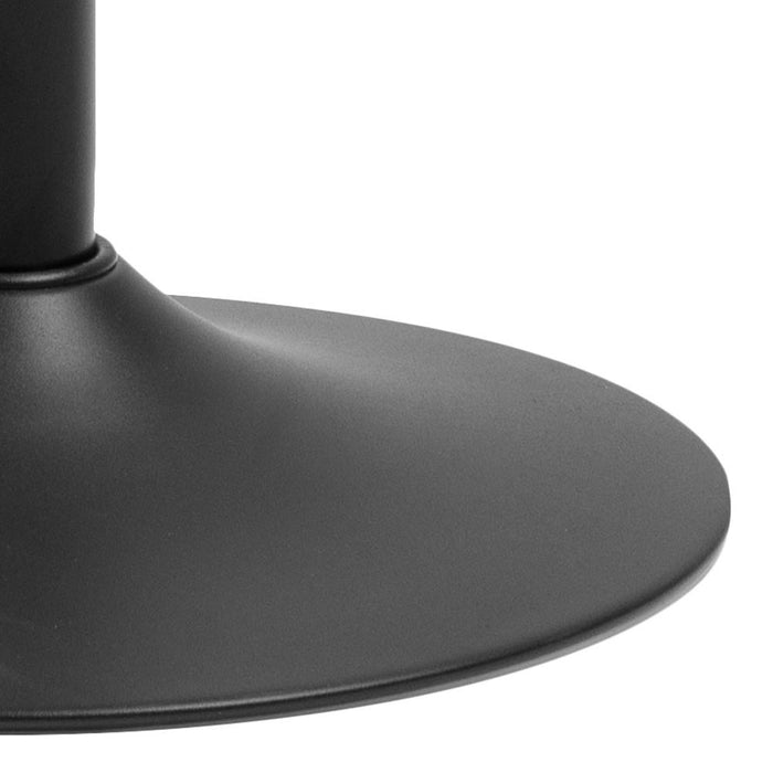 Lisomme Emma barkruk mat zwart - in hoogte verstelbaar