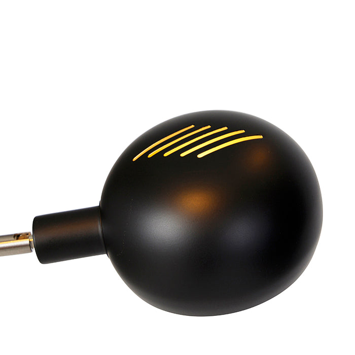 QAZQA Design vloerlamp zwart 5-lichts - Sixties