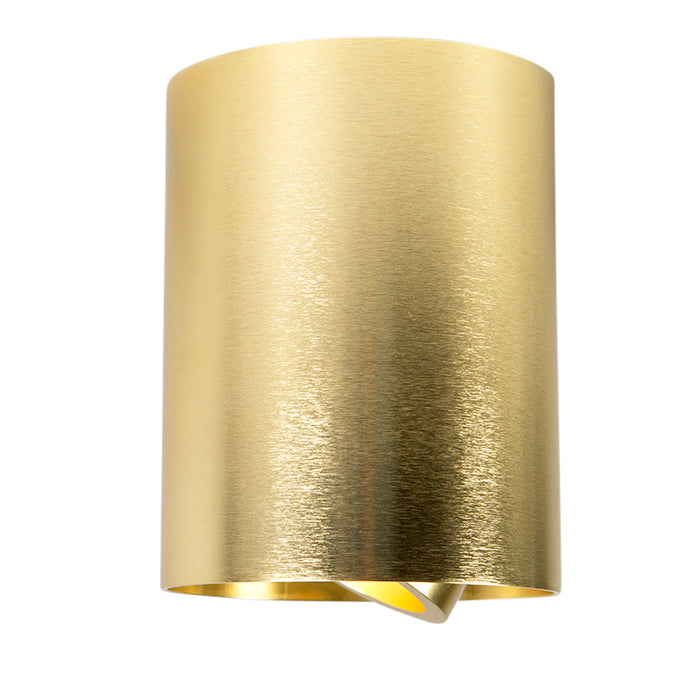 QAZQA Spot goud|messing draai- en kantelbaar - Rondoo up