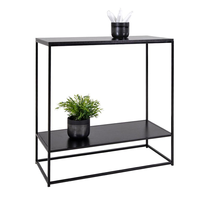 Artichok Karen metalen sidetable zwart - 80 x 36 cm