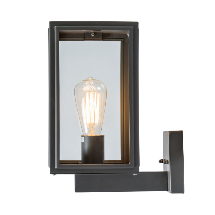 QAZQA Industriële buitenwandlamp grijs IP44 - Sutton Up