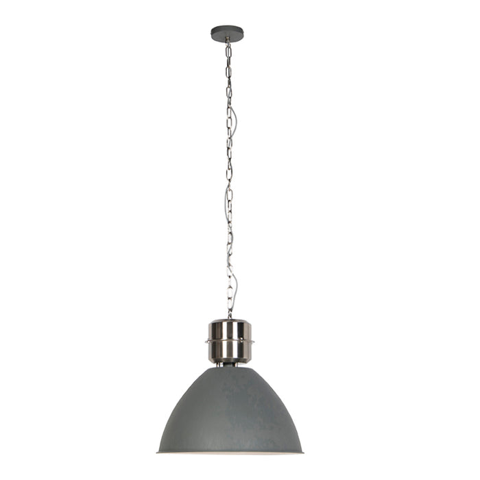 QAZQA Industriele hanglamp betonlook - Flynn