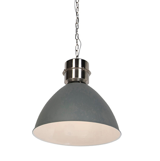 QAZQA Industriele hanglamp betonlook - Flynn
