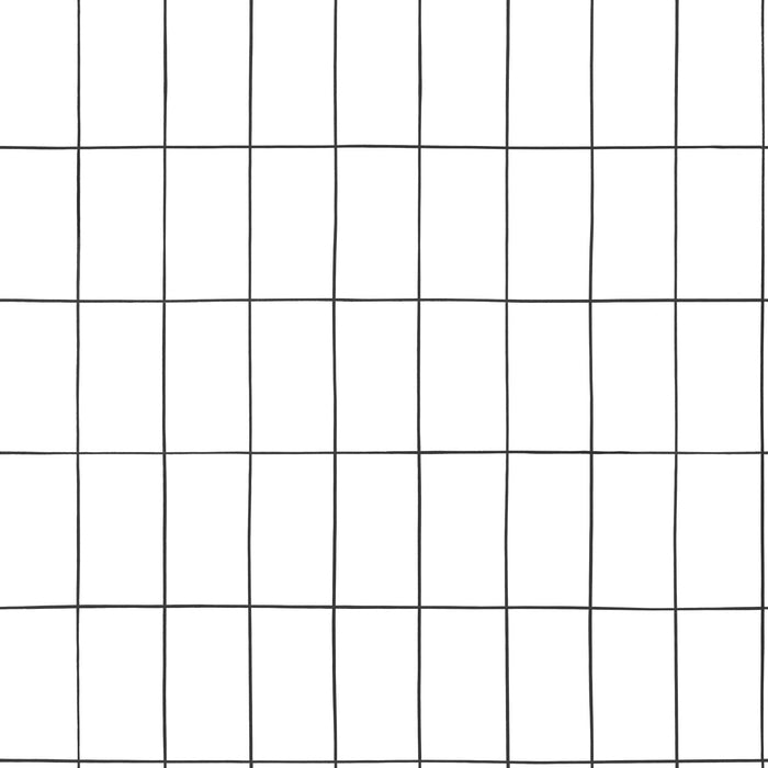 ESTAhome behang kleine tegeltjes zwart wit - 0,53 x 10,05 m - 139030