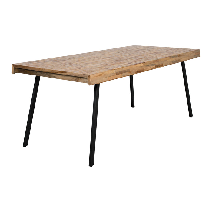 by fonQ Tygo Eettafel - 200 x 90 cm - Bruin