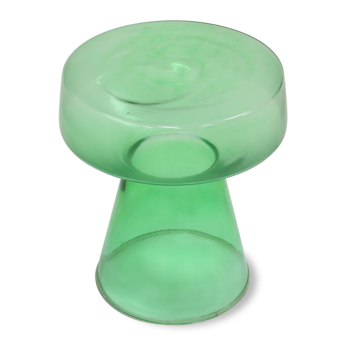 HKliving Glass Bijzettafel - groen
