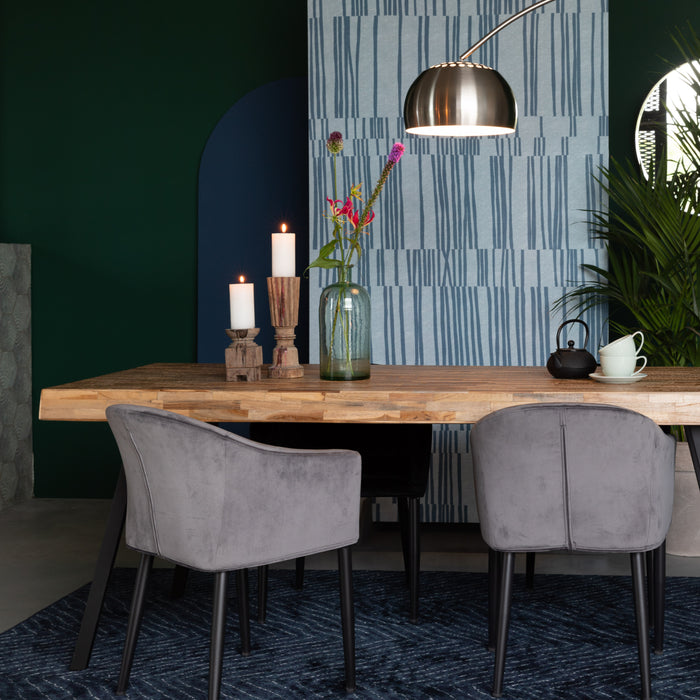 by fonQ Tygo Eettafel - 220 x 100 cm - Bruin