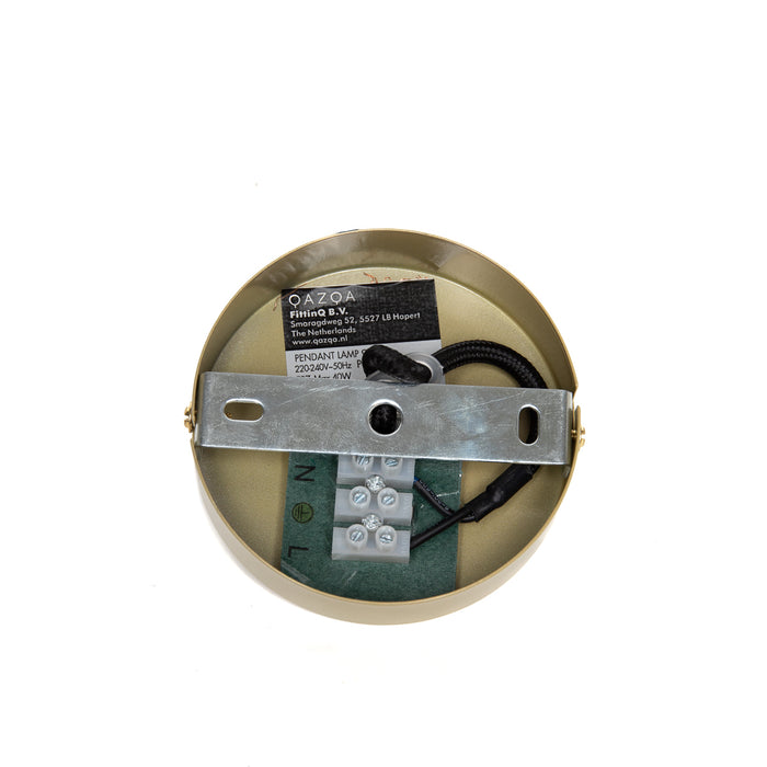 QAZQA Industriële hanglamp goud - Framework Basic