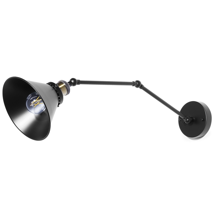Beliani - NARVA - Wandlamp - Zwart - Metaal