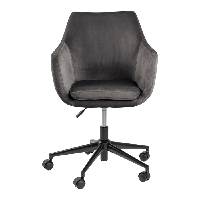 by fonQ basic Comfy Bureaustoel - Donkergrijs