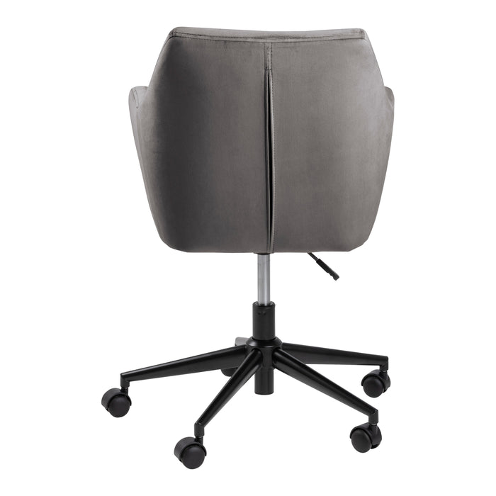 by fonQ basic Comfy Bureaustoel - Donkergrijs