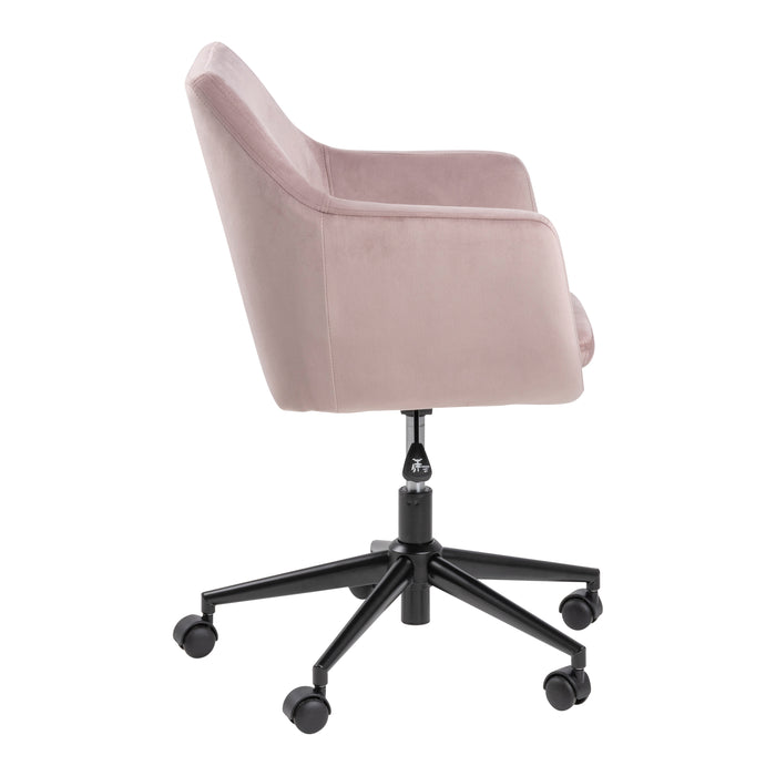 by fonQ basic Comfy Bureaustoel - Roze