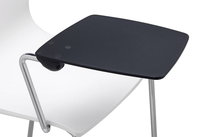 SCAB Alice Stapelbare Stoel - Set Van 4 - Duifgrijs - Chromen Poten