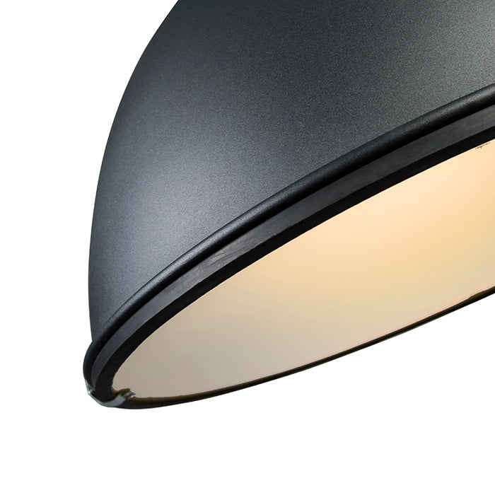 QAZQA Hanglamp sicko - Zwart - Industrieel - D 530mm