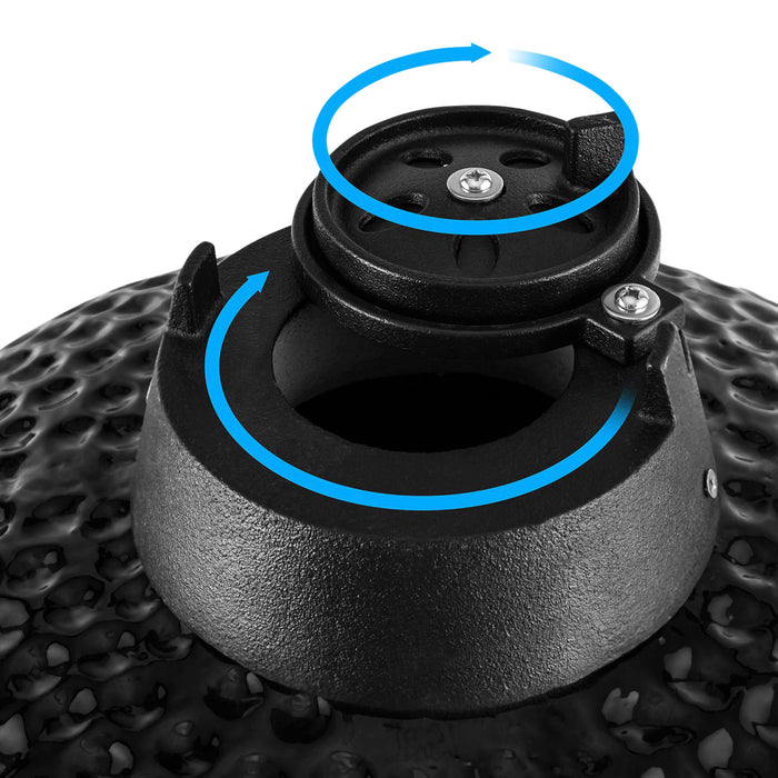 Patton Kamado Grill Keramische Barbecue 20" Ø 44 cm