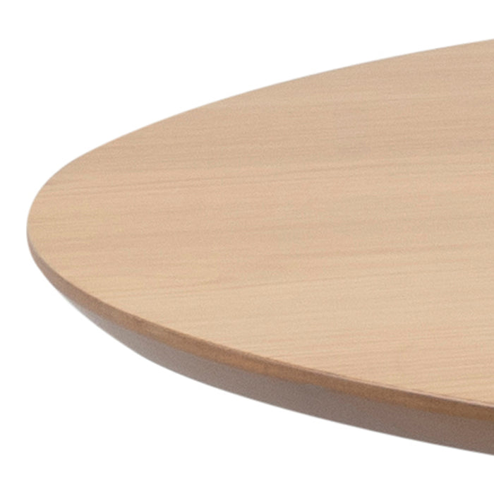 by fonQ basic Crow Eettafel - Ø 105 cm - Eiken / Zwart