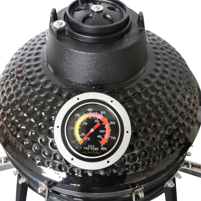 Patton Kamado Grill Keramische Barbecue 16" B 103 x D 60 cm
