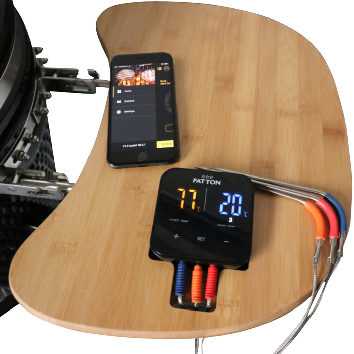 Patton Kamado Grill Keramische Barbecue 16" B 103 x D 60 cm