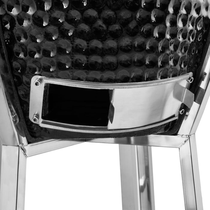 Patton Kamado Grill Keramische Barbecue 21" B 130 x D 74 cm