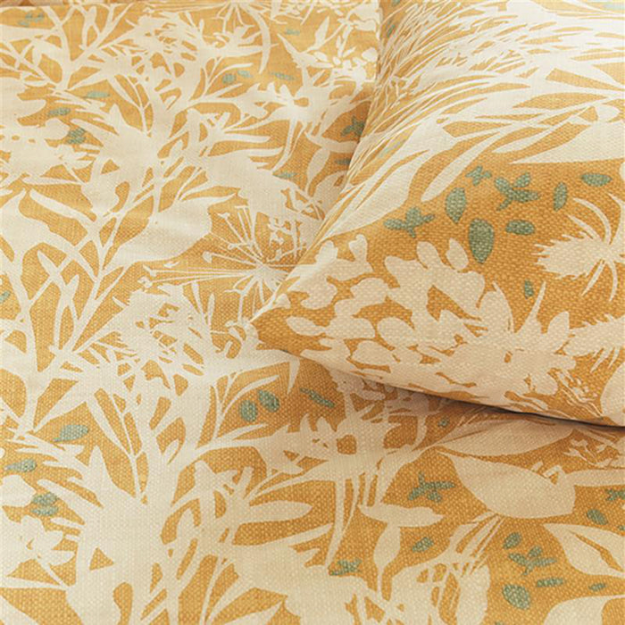 Ariadne at Home Botanical Dekbedovertrek 200 x 200/220 cm - Oker