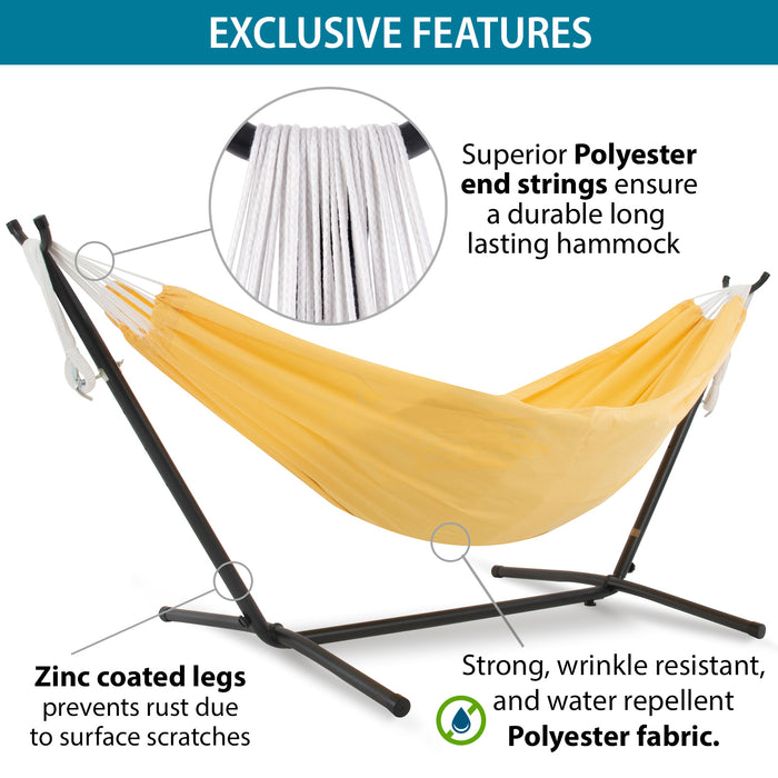 Vivere Combo Hangmat met Stalen Standaard