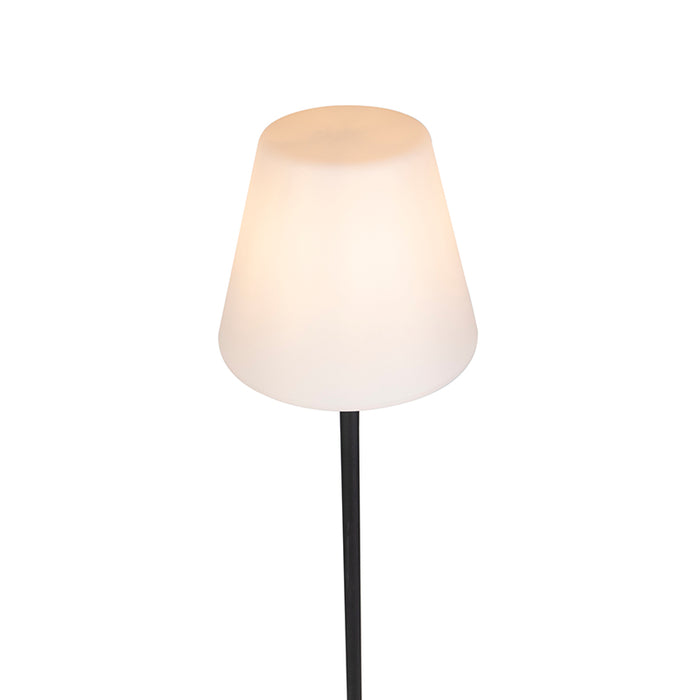 QAZQA Moderne buiten vloerlamp zwart - Virginia